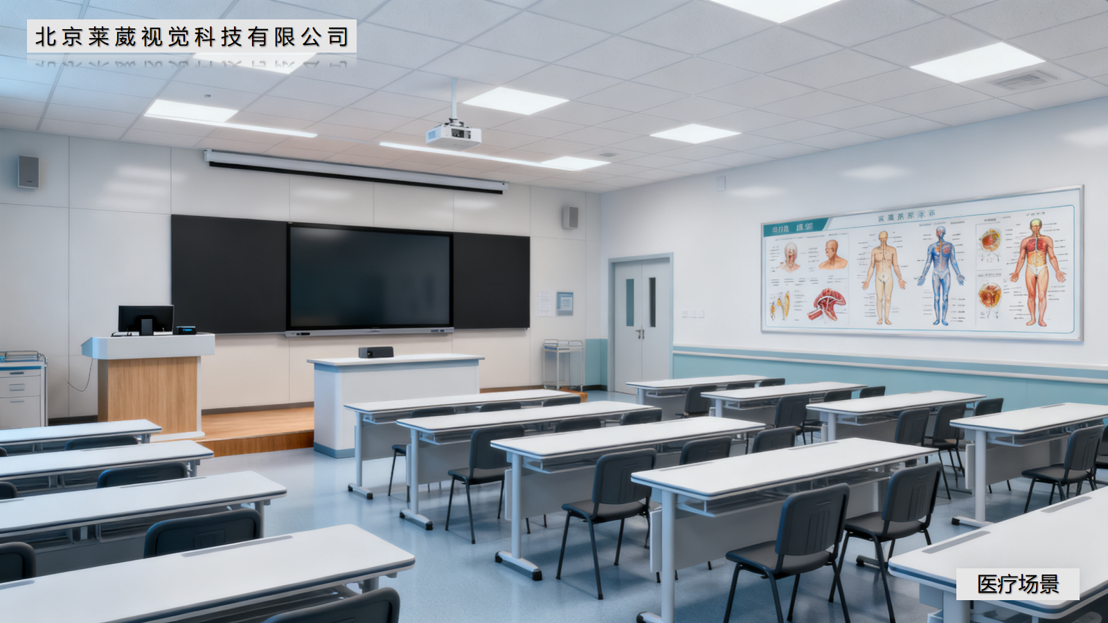 双品牌协同・智联中型场景 —— 莱葳视觉音视频传输一体化解决方案